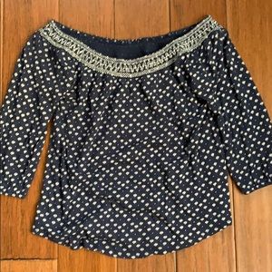 Navy💙 Lucky Brand Top